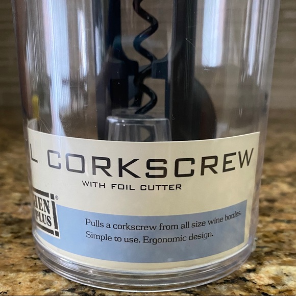 π Pull Corkscrew with Foil Cutter - Picture 3 of 4
